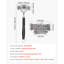 Nettoyant pour barbecue sans brosse en acier inoxydable 17 po BBQ