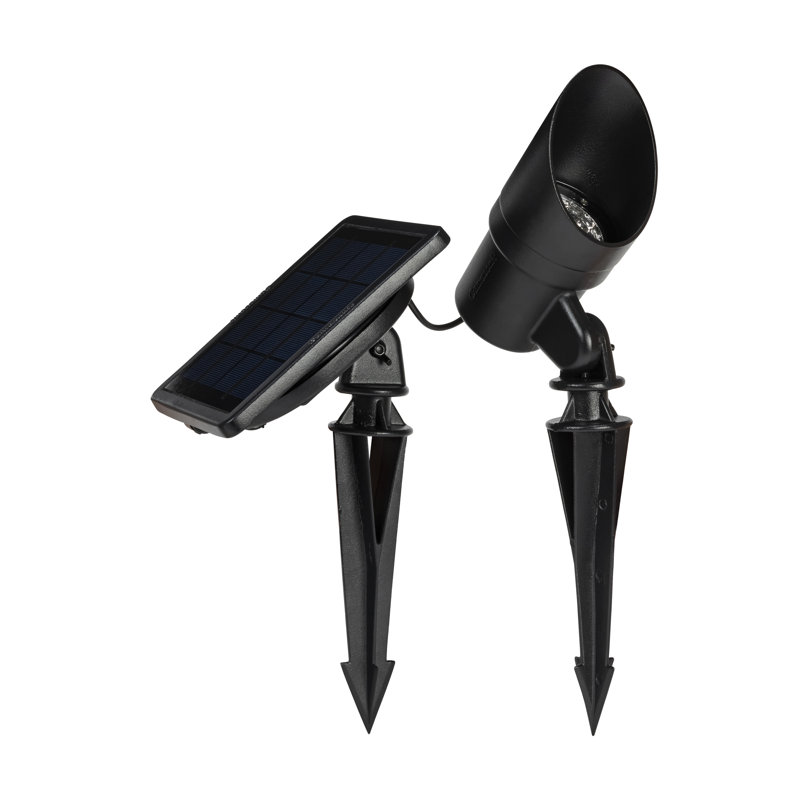 Tri-color Progressive Solar Spotlight