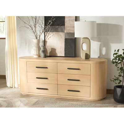 Lauryn Wood Oval Dresser