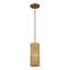 Mini-luminaire suspendu feuille d'or antique 1 lumière Weavington-2143774119-2143774118
