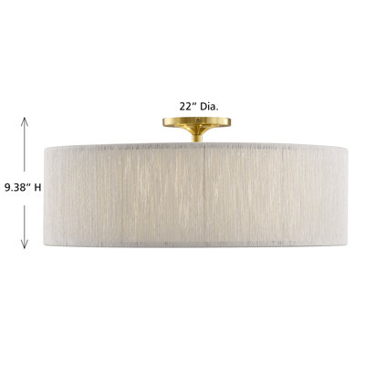 Maynard 4-Light Ceiling Light in Brown