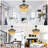 42" Farmhouse 3-Light Boho Wood Bead Ceiling Fan with Lights and Remote Control