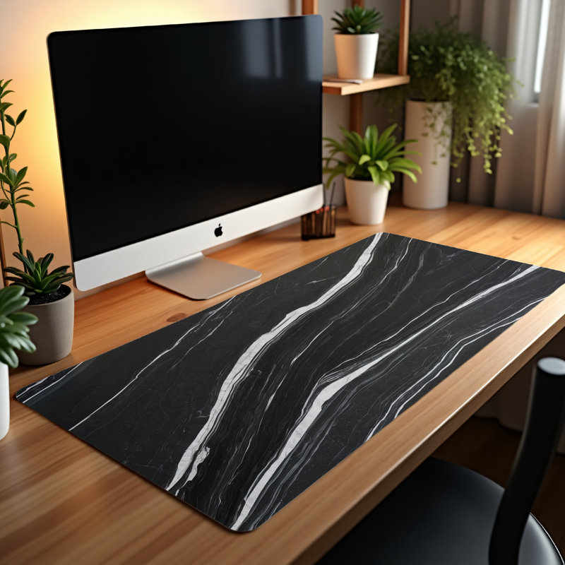 Polyester Desk Pad, 31.5x15.5