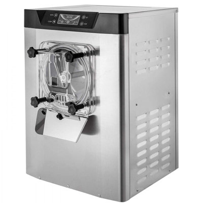 Machine à crème glacée commerciale avec écran DEL et minuterie d'arrêt automatique VEVOR 1400W 20 / 5,3 Gph