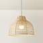 Hojovice 31cm Bamboo/Rattan Bowl Pendant Shade-114673421