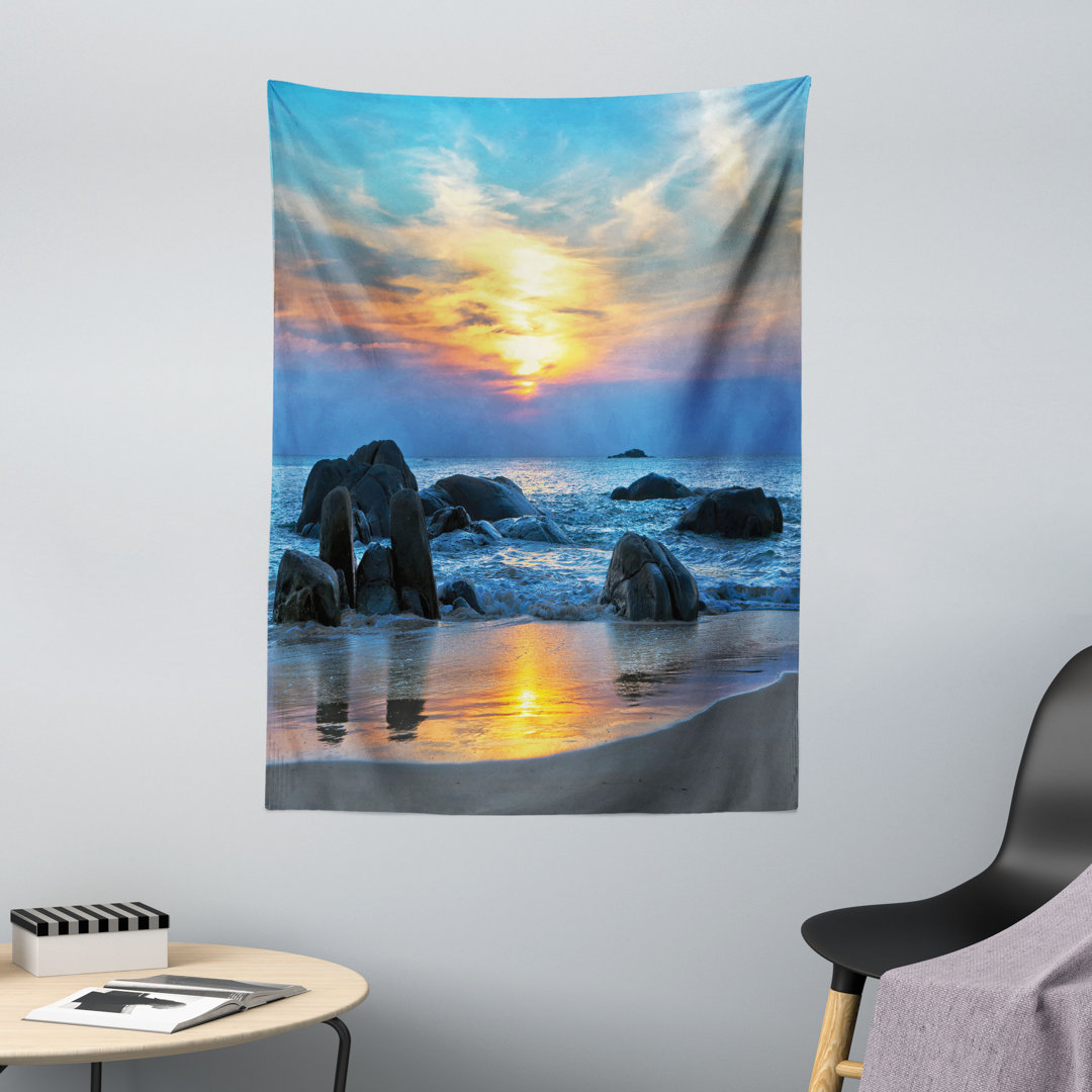 Wandbild Sandiger, ruhiger Strand