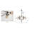 Leib Industrial 21-Light Glass Globe Chandelier 