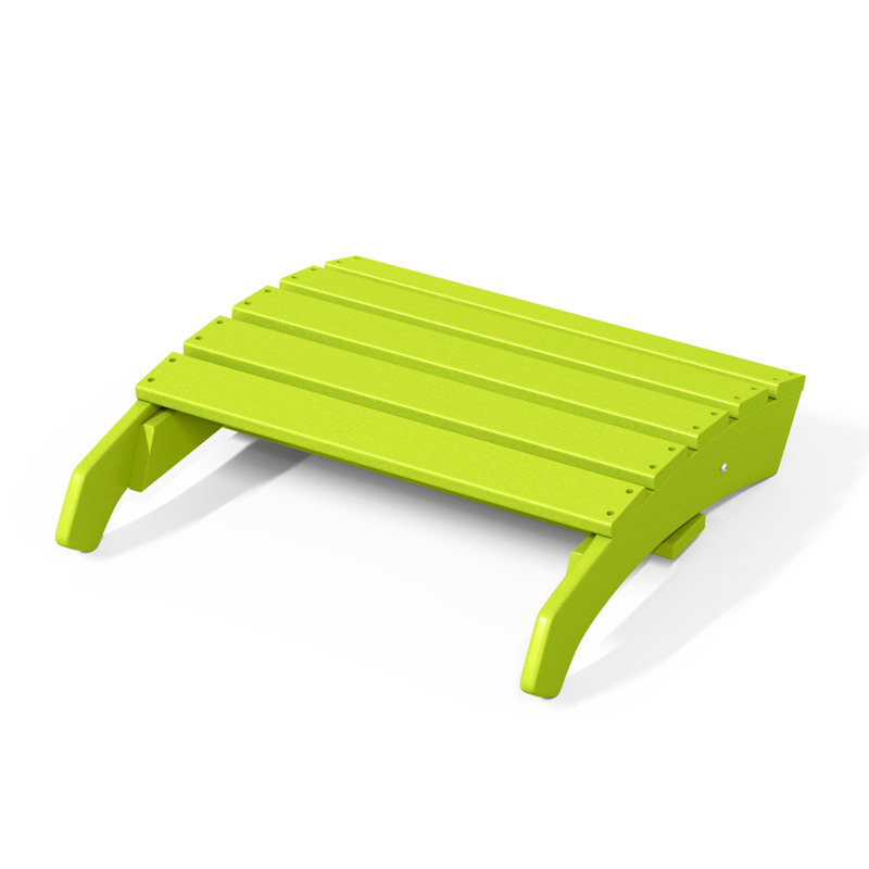 Repose-pieds d'extérieur pliant Adirondack, Limette