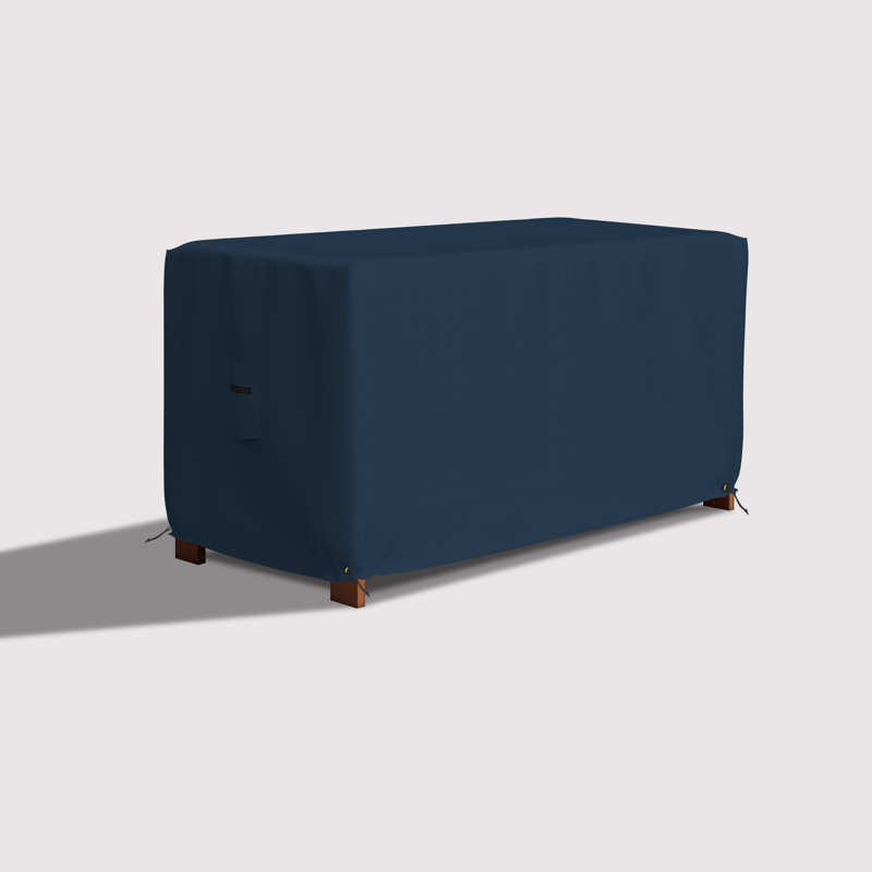 Devoko Heavy-Duty Waterproof Rectangle Ottoman Outdoor Deck Box Cover, DecksploreOutdoor Rectangle Storage Box Bench Patio Deck Box Cover