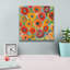 Toile épique Graffiti «Sun Poppies 2» par Cheryl Warrick, 12 po x 12 po-383938969
