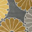 Tapis floral en laine et viscose touffeté à la main Carolette-671737075