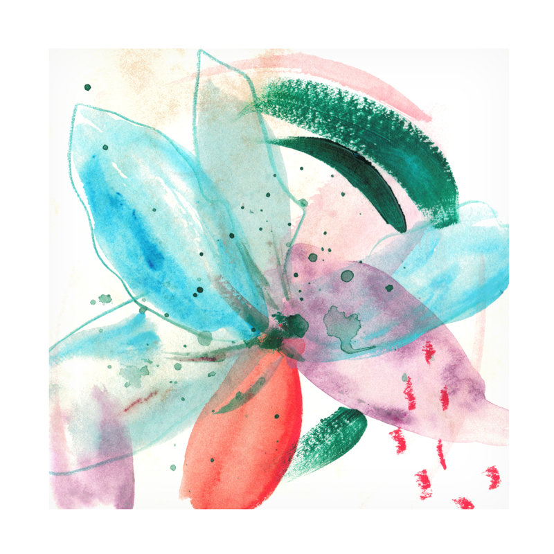 Art sur toile Melissa Wang, H 18 po x l 18 po x P 2 po