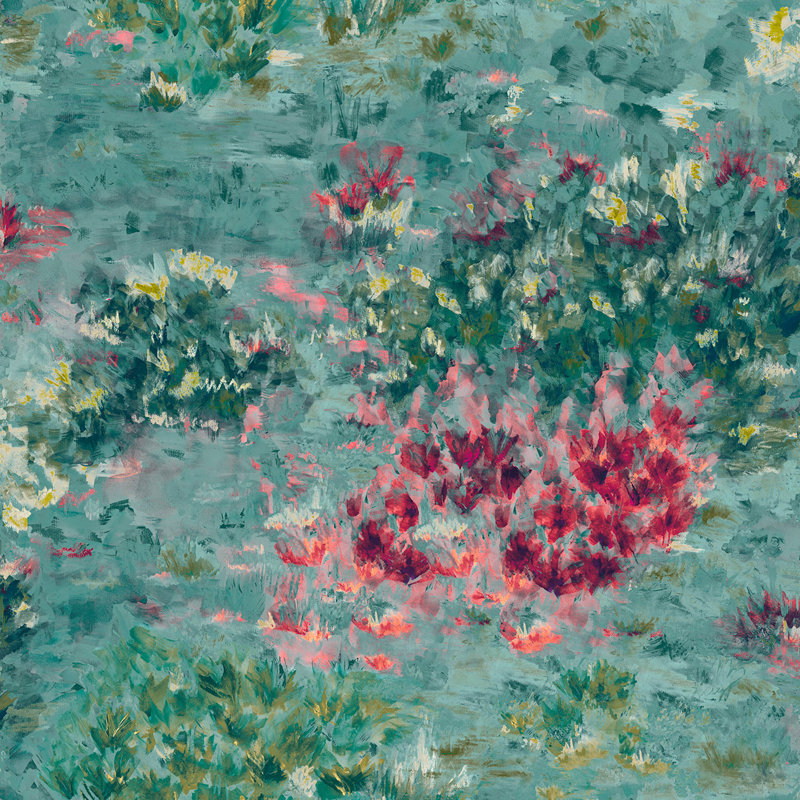 Exotica Fiore Fabric, Mineral