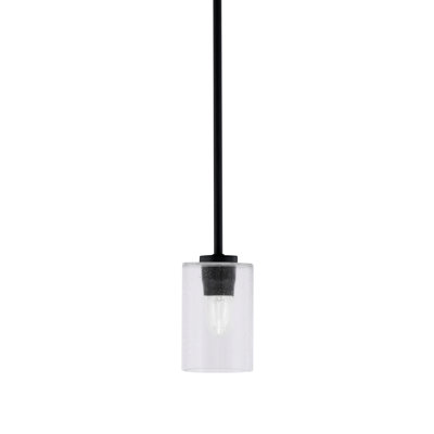 Dayberry Stem Hung Mini Pendant Shown With 4" Bubble Glass