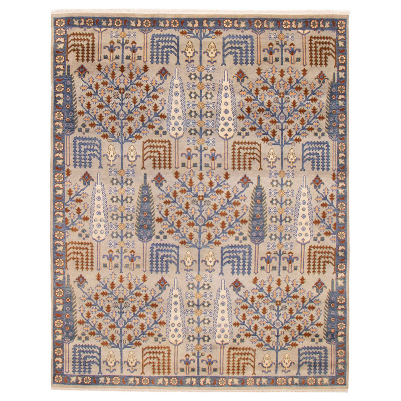 Tapis gris Jules Serapi 7 pi 11 po x 10 pi 1 po