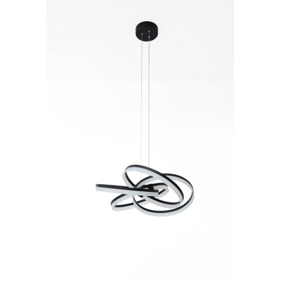 Loop 4 - Light LED Geometric Pendant