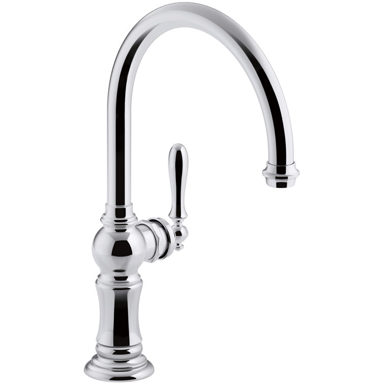 Artifacts® Single-Hole Kitchen Faucet with Swing Spout, Arc Spout Design