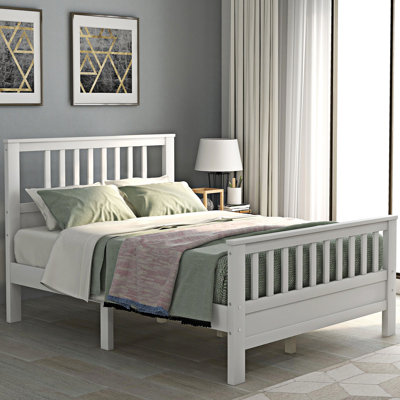 Celianna Solid Wood Slat Bed