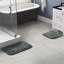 Ensemble de tapis de bain en nylon 2 pièces avec envers antidérapant Mccluney-937858741