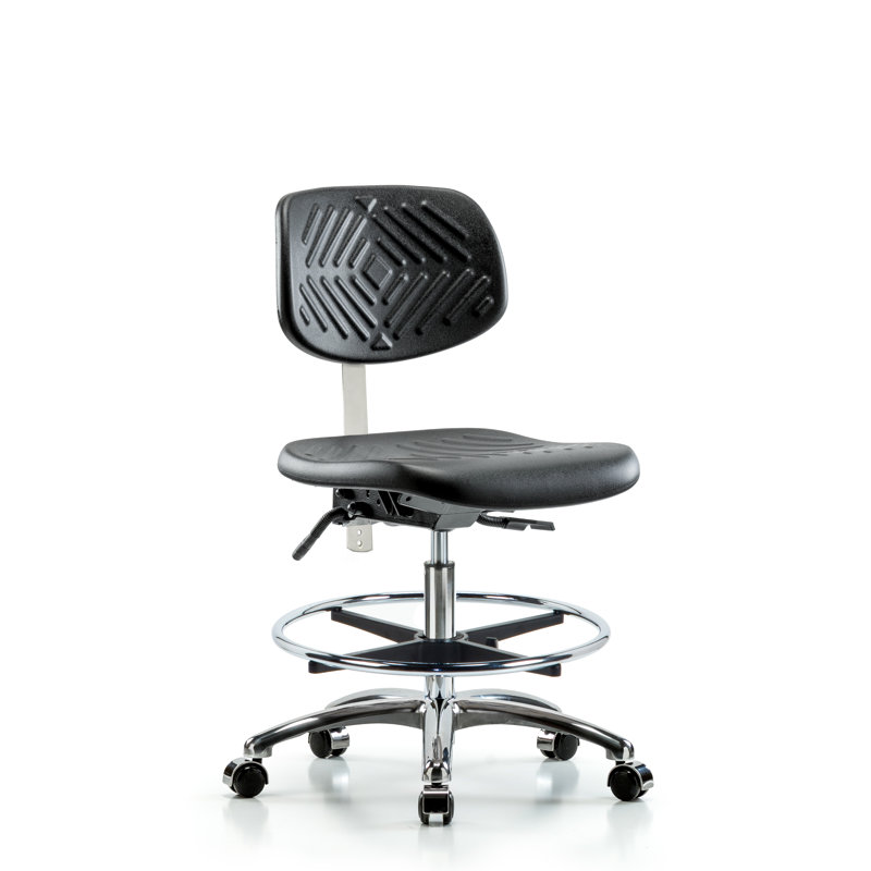 Mickey Task Chair, Black, Casters