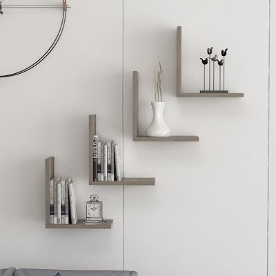 Blalock 4 Piece Floating Shelf