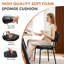 Chaise d'appoint avec structure en acier, revêtement en tissu d'ameublement