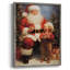 «Christmas Holiday Art», série 2-XCV III, reproduction encadrée - bois massif-927838050