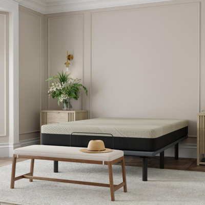 Matelas à plateau-coussin moyen en mousse viscoélastique gélifiée