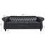 Canapé classique en cuir PU Chesterfield avec dossier capitonné, accoudoirs roulés et garniture cloutée-103449351-103449354
