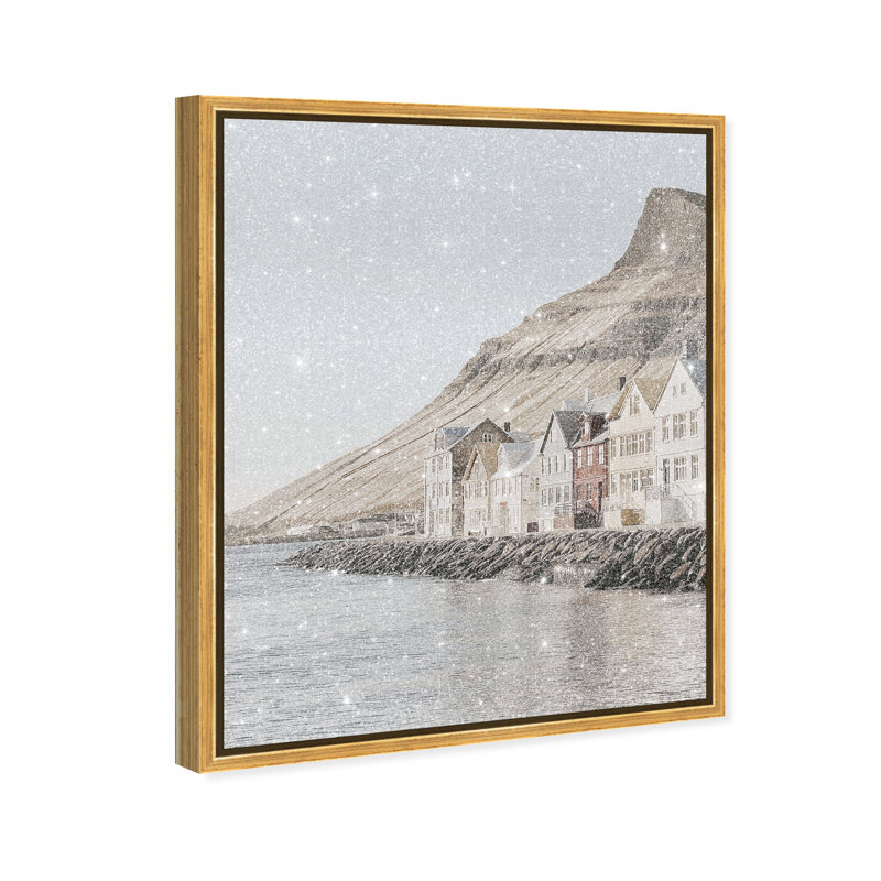 Coastal Homes I by Oliver Gal, Gold Floater Frame, 17"H x 21"W