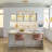 Stenberg 6-Light Kitchen Island Geometric Chandelier