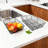 S/2 Rectangular Iron Trays,Black