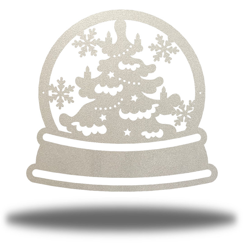 Boule à neige Eine, Argent, H 24 po x l 24 po