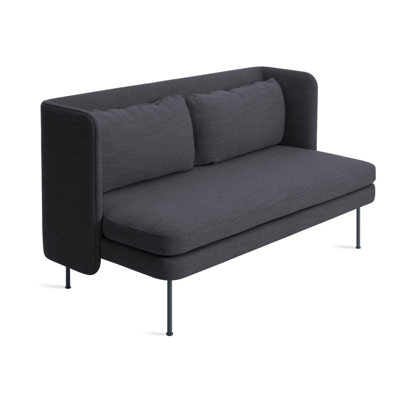 Bloke Upholstered 63'' Loveseat, Rostenkowski Blue