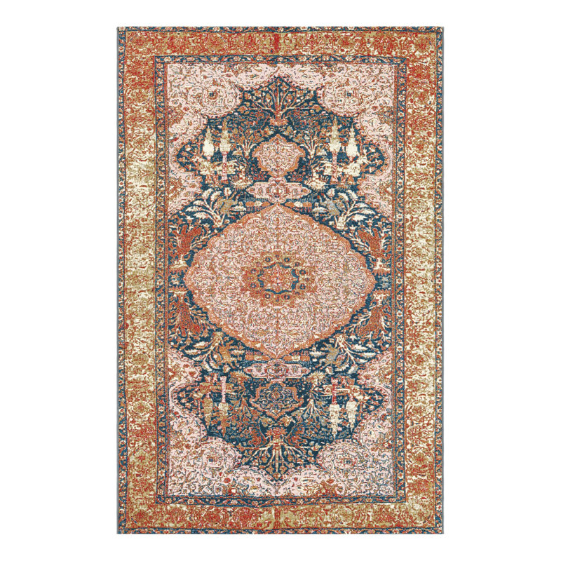 Tapis d'extérieur traditionnel, Rectangle 5 pi 3 po x 8 pi