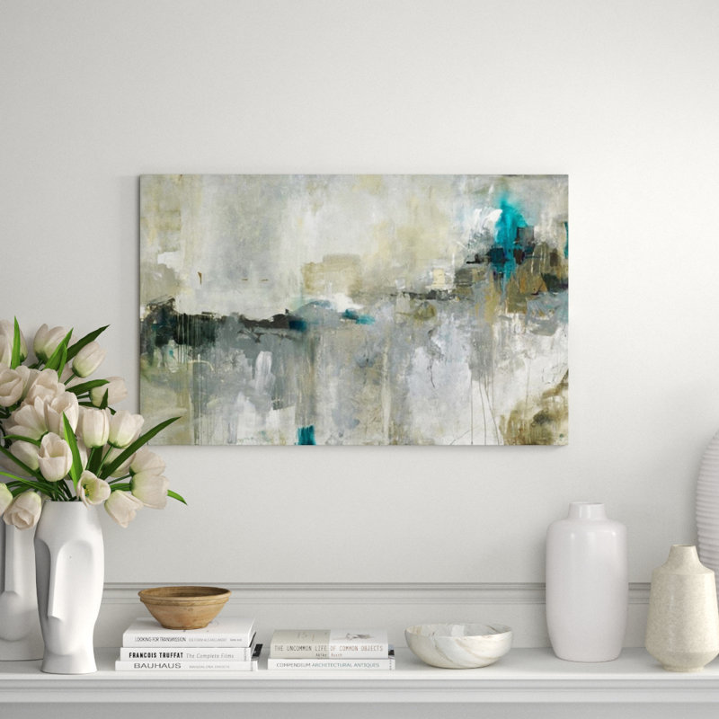 Lost Prediction Painting, 24" H x 38" W, Knife Gel