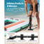 Quai flottant gonflable, plateforme de quai gonflable de 8 x 6 pi, tapis gonflable antidérapant avec sac de transport portable et échelle détachable, plate-forme flottante pour la plage