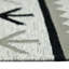 Tapis ivoire / noir Oneil-975379826