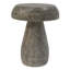 Table d'appoint champignon avec finition antique, texture semblable au bois, couleur naturelle, usage multiple, capacité de 200 lb, table sans assemblage, conception unique, pour livres et décoration, plateau de 13,2 po de hauteur, hauteur de 20,5 po