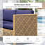 Outdoor Wicker Patio Conversation Furniture Set With Acacia Wood Coffee Table-1736827160-1736827162