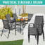 Stackable Outdoor Patio Dining Armchair-933342355