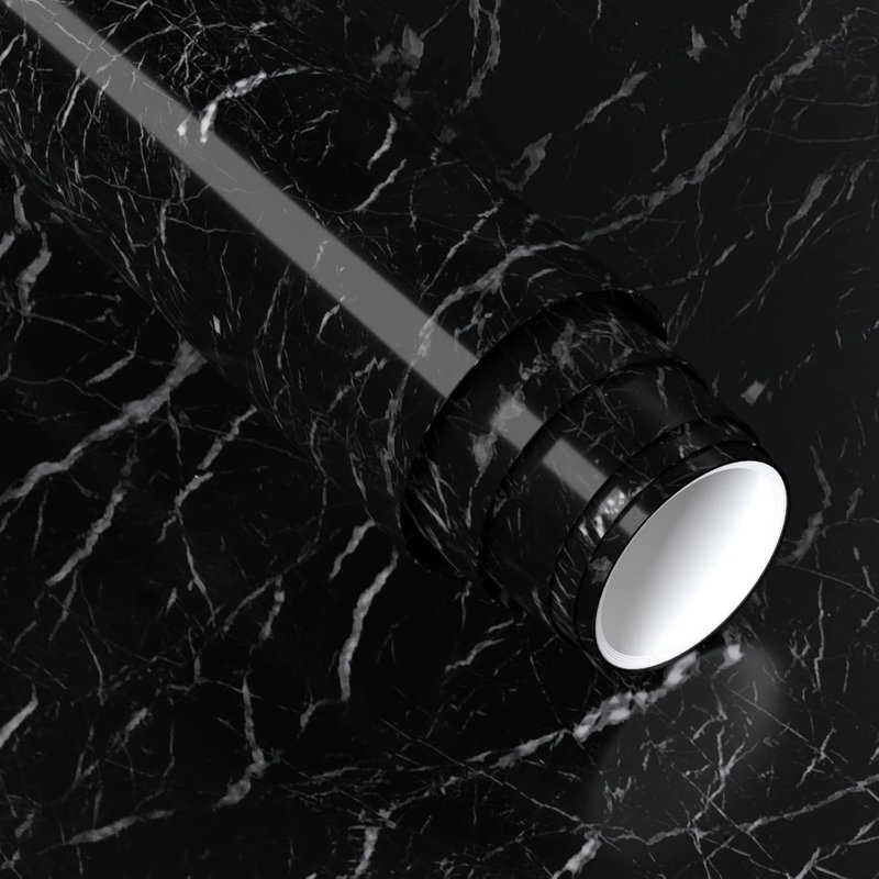 Rouleau de papier peint auto-adhésif en marbre Marble pour la décoration intérieure - imperméable, amovible, sans résidus
