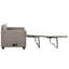 Canapé convertible intégré, lit gris, mobilier de salon à ports, essentiel moderne
