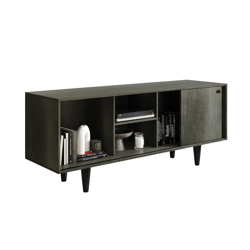 Crédence de rangement Hanh, Gris