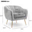Fauteuil d'appoint avec repose-pieds-438892018