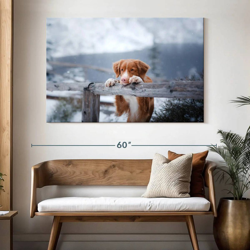 Chien de garde Brampt, H 34 po x l 51 po