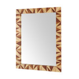 Calico Rectangle Solid Wood Mirror