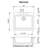 Ruvati 23 x 20 inch epiGranite Drop-in Topmount Granite Composite Quartz Single Bowl Wet Bar Prep Sink - Arctic White Matte --48744116-101377128