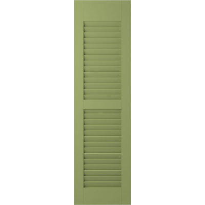 Americraft Two Equal Louver Shutters (Per Pair)