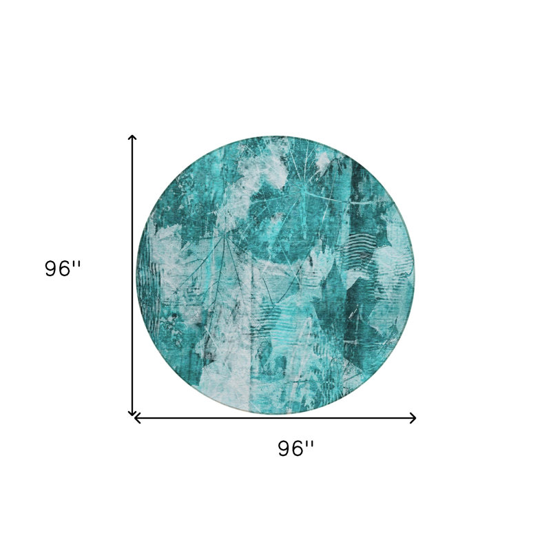 Tapis d'intérieur rond 8 pi